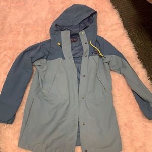 Long Patagonia rain coat